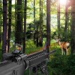 Tactical Reflex Red Green Dot Sight Scope With Red Laser Holographic Illuminated