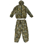 3D Ghillie Suit Set Sniper Train Leaf Jungle Forest Wood Hunting Camouflage