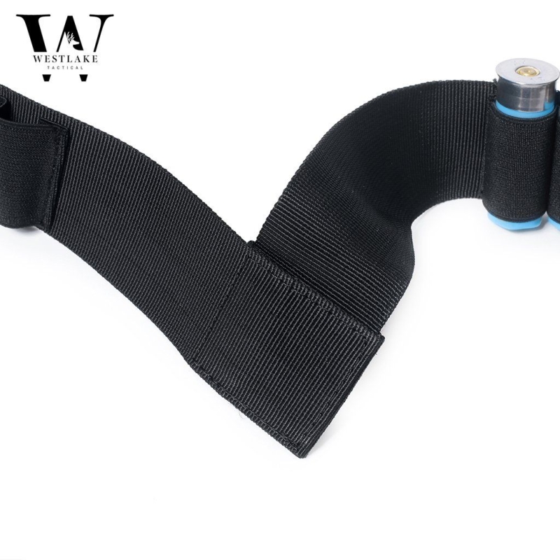 Tactical Shotgun Shell Shotshell Shoulder Ammo Bandolier Sling High Capacity