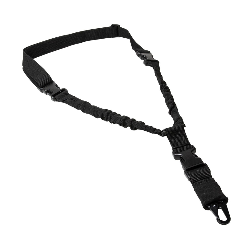 Tactical One 1 Single Point Bungee Rifle Gun Sling Strap w/ Quick Release Buckle