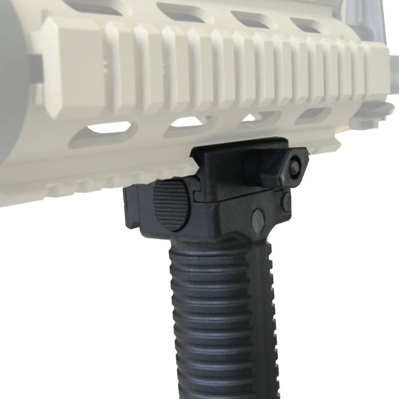 Tactical Picatinny Retractable Foregrip Bipod  Reinforced Insect Legs & Acc Rail | West Lake Tactical