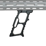 Skeletonized Halo Minivert Style Foregrip Ergonomic Grip for Airsoft M-Lok Rails - West Lake Tactical