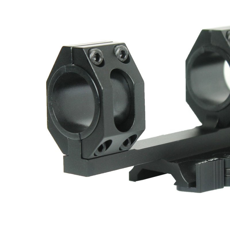 Quick Release 1"/30mm Ring Scope Mount&inserts Auto Lock 20mm Rail for Hunt