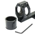 Quick Release 1"/30mm Ring Scope Mount&inserts Auto Lock 20mm Rail for Hunt