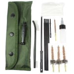 13 PCS AR-15 / M16 CLEANING KIT .223/.556 with 3 Bronze CHAMBER BRUSHES w/ Case - West Lake Tactical