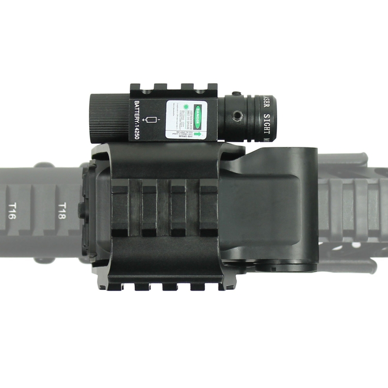 Tactical HD 553G Red Green Reticle Reflex Holosight Rifle Scope w/ Green Laser - West Lake Tactical