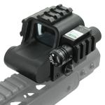 Tactical HD 553G Red Green Reticle Reflex Holosight Rifle Scope w/ Green Laser - West Lake Tactical