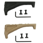 Tactical M-LOK Angled Forward Foregrip Fore Grip Forend Hand Stop Black or Tan - West Lake Tactical