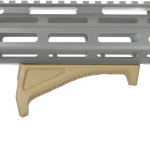 Tactical M-LOK Angled Forward Foregrip Fore Grip Forend Hand Stop Black or Tan - West Lake Tactical