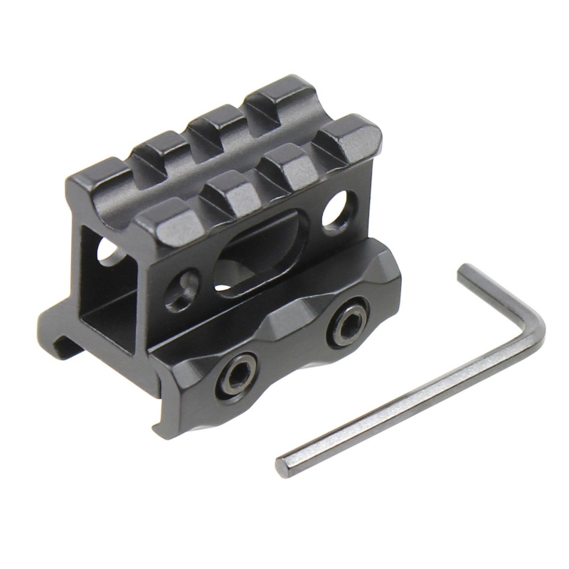IMG_5011 Super Slim Picatinny Riser Mount 1" High 3 Slots Mount 1 inch