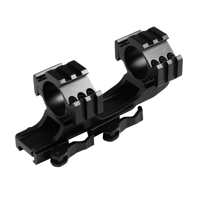 30mm to 1" Tactical PEPR style Quick Release Cantilever Rifle Scope Mount