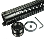 12" Long Free Float Quad Rail Handguard .223/5.56