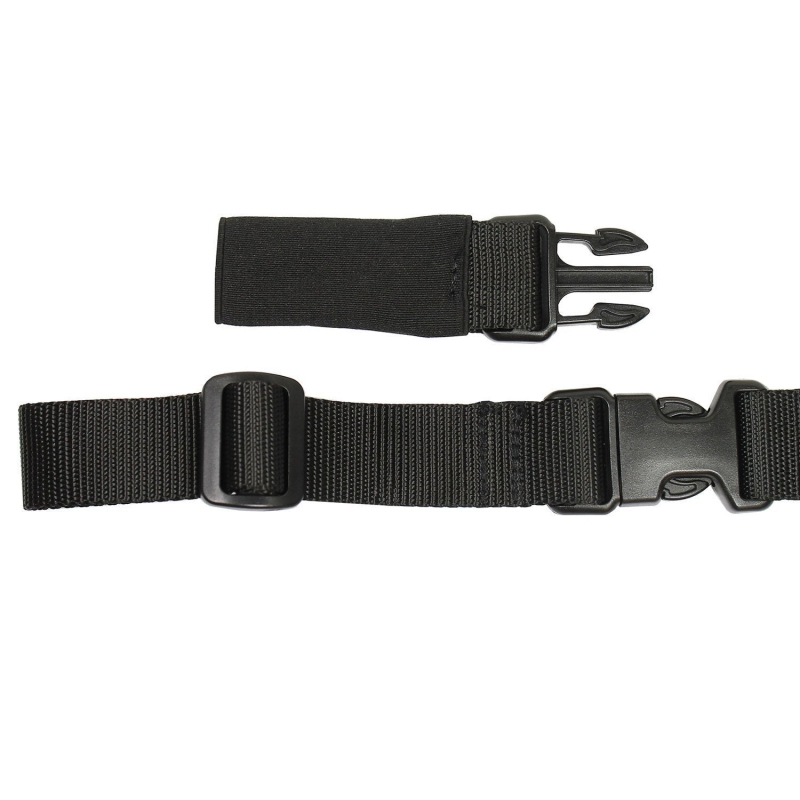 Tactical Single One Point Bungee Gun Rifle Sling + QD + HK + Pad + Swivel Mount
