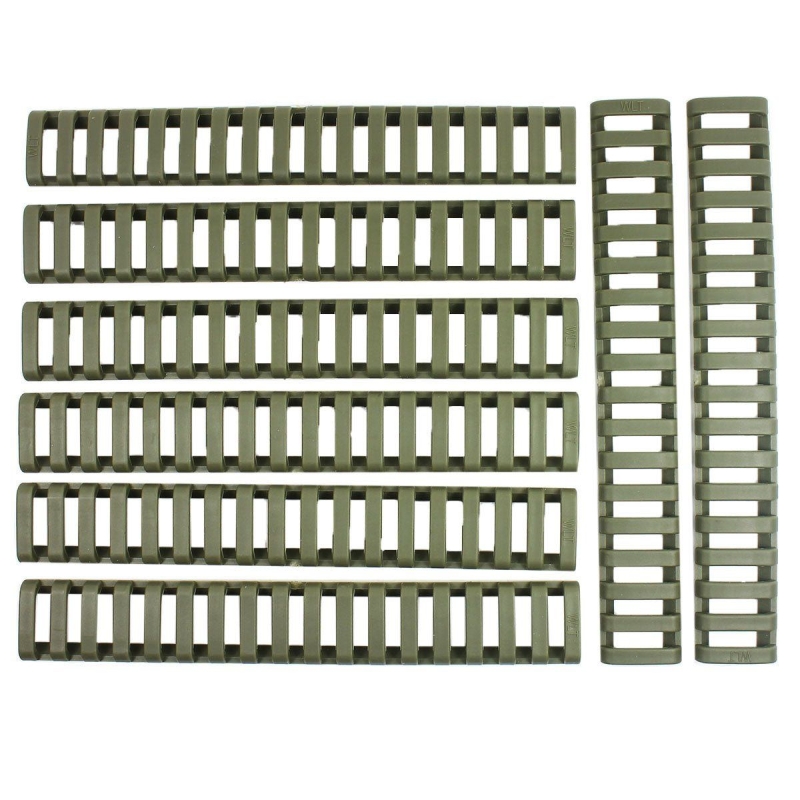 8 Pack Heat Resistant Rifle Ladder Rail Cover Weaver Picatinny Handguard | West Lake Tactical