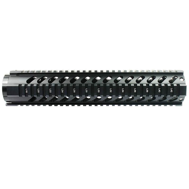 12" Long Free Float Quad Rail Handguard .223/5.56