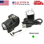 Tactical Flashlight & Green Laser Sight Combo Picatinny Rail Mounted Pistol | West Lake Tactical
