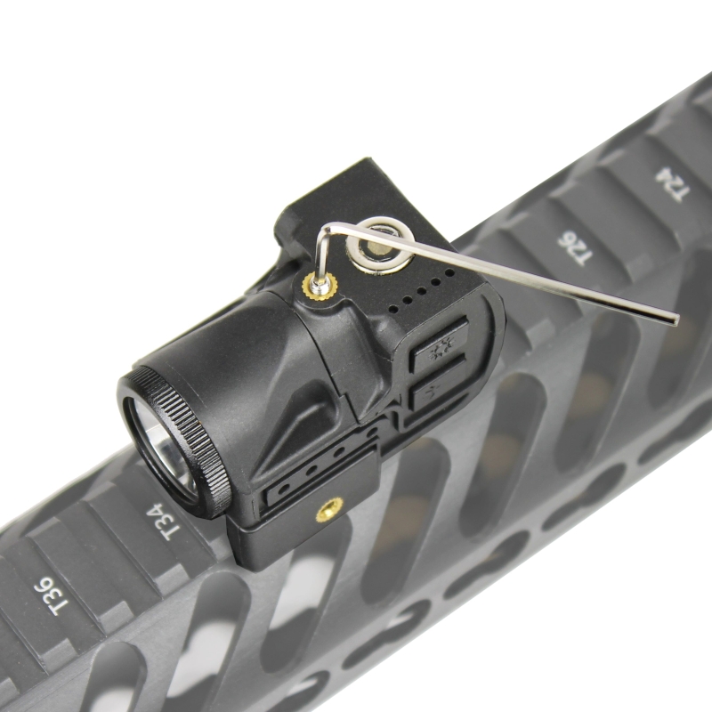 Tactical Flashlight & Green Laser Sight Combo Picatinny Rail Mounted Pistol | West Lake Tactical