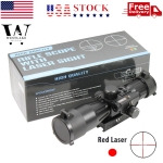WLT 2.5-10x40IR Rifle Scope Mil-dot illuminated with Red Dot Laser Sight | West Lake Tactical