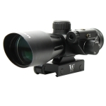 WLT 2.5-10x40IR Rifle Scope Mil-dot illuminated with Red Dot Laser Sight | West Lake Tactical
