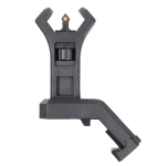 Foldable 45 Degree Fiber Optics Iron Sights Offset Front and Rear Sight Polymer - West Lake Tactical