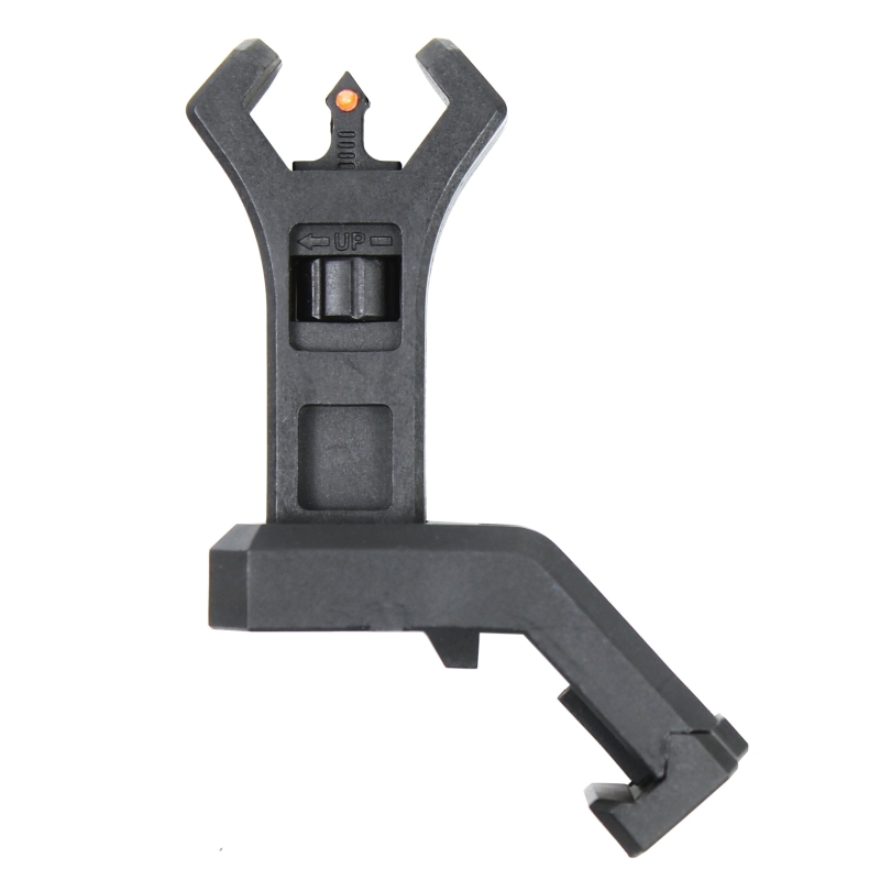 Foldable 45 Degree Fiber Optics Iron Sights Offset Front and Rear Sight Polymer - West Lake Tactical