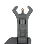 Foldable 45 Degree Fiber Optics Iron Sights Offset Front and Rear Sight Polymer - West Lake Tactical
