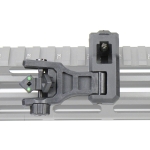 Foldable 45 Degree Fiber Optics Iron Sights Offset Front and Rear Sight Polymer - West Lake Tactical