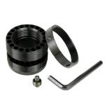 .223/5.56 Standard Barrel Nut with Steel Jam Nut Ring for Free Float Quad rail