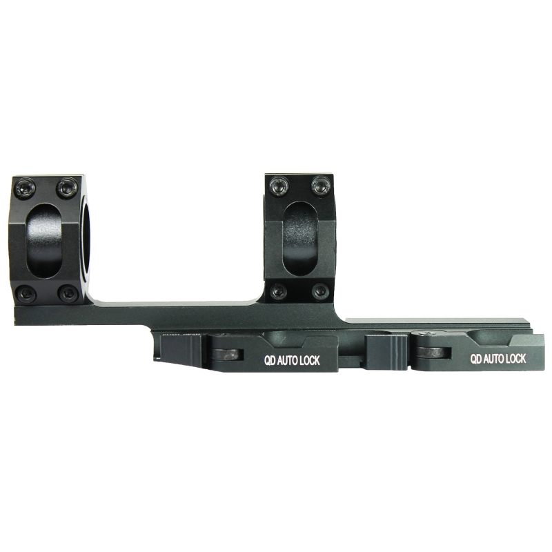 Quick Release 1"/30mm Ring Scope Mount&inserts Auto Lock 20mm Rail for Hunt