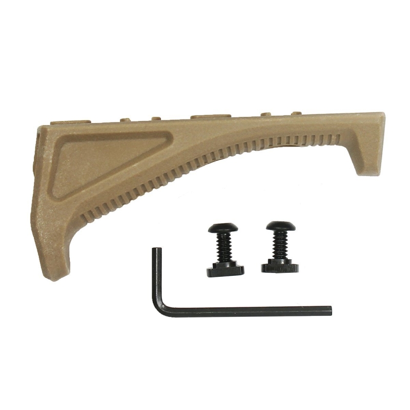 Tactical M-LOK Angled Forward Foregrip Fore Grip Forend Hand Stop Black or Tan - West Lake Tactical