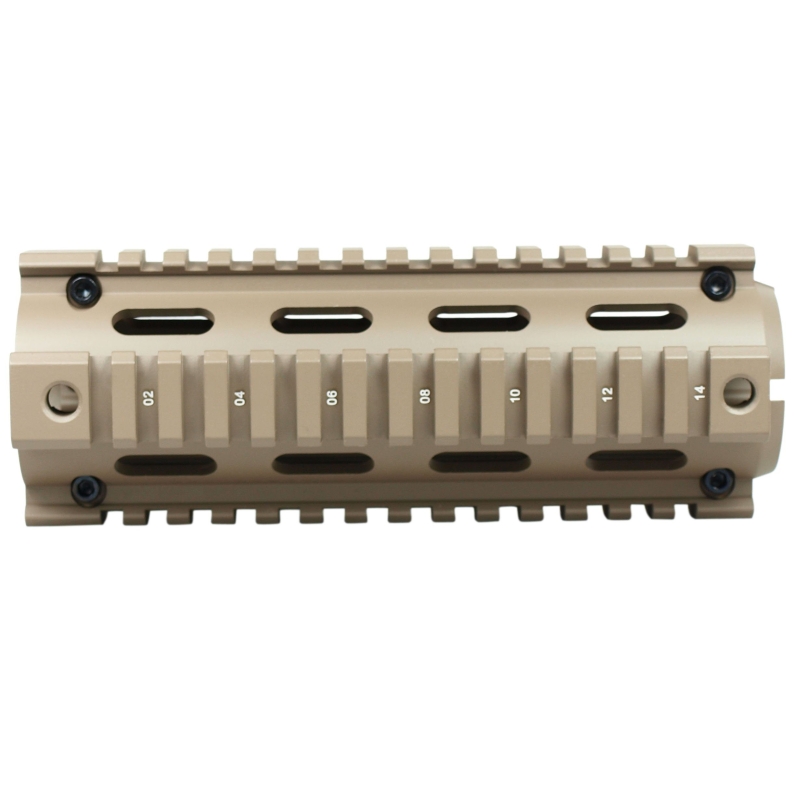 6.7" Handguard Picatinny Quad 20mm Rail Mount for Rifle Hunting Tan