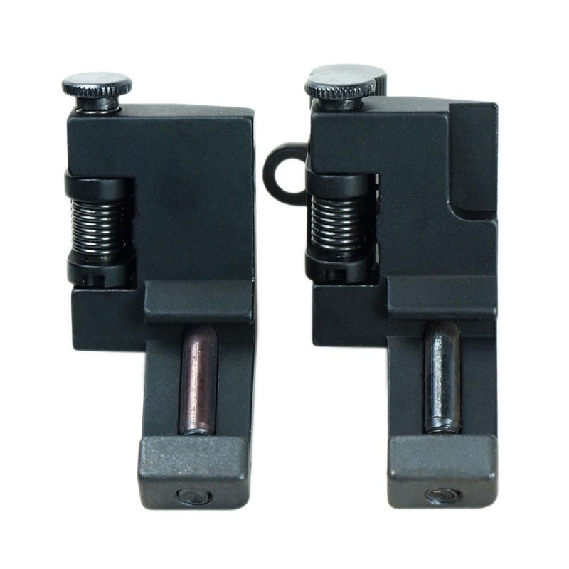 Front Rear 45 Degree Offset Rapid Transition Folding Iron Sight Set Picatinny - West Lake Tactical