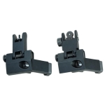 Front Rear 45 Degree Offset Rapid Transition Folding Iron Sight Set Picatinny - West Lake Tactical