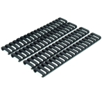 8 Pack Rubber Panel Covers + Ladder Rail Cover for Keymod Handguard - Black - West Lake Tactical
