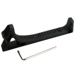 Curved Angled Foregrip Front Grip Fits KeyMod Handguard Rails for RPR All Metal - West Lake Tactical