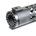 10" KEYMOD Free Float Quad Rail Slim Handguard with Front End Cap-Rail Sections - West Lake Tactical