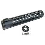 7" 10" or 15" KEYMOD Free Float Quad Rail Handguard with Front End Cap