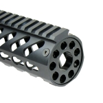 7" 10" or 15" KEYMOD Free Float Quad Rail Slim Handguard with Front End Cap