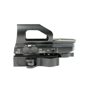 Red Green Dot Tactical Sight Holographic Relex Scope 4 Reticle 21mm Quick Mount