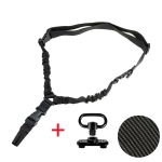 Single Point Gun Rifle Sling Bungee Strap w/ M-LOK Quick Release QD Sling Swivel | West Lake Tactical