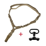Single Point Gun Rifle Sling Bungee Strap w/ M-LOK Quick Release QD Sling Swivel | West Lake Tactical