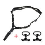 Single Point Gun Rifle Sling Bungee Strap w/ M-LOK Quick Release QD Sling Swivel | West Lake Tactical