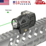 Tactical Flashlight & Green Laser Sight Combo Picatinny Rail Mounted Pistol | West Lake Tactical