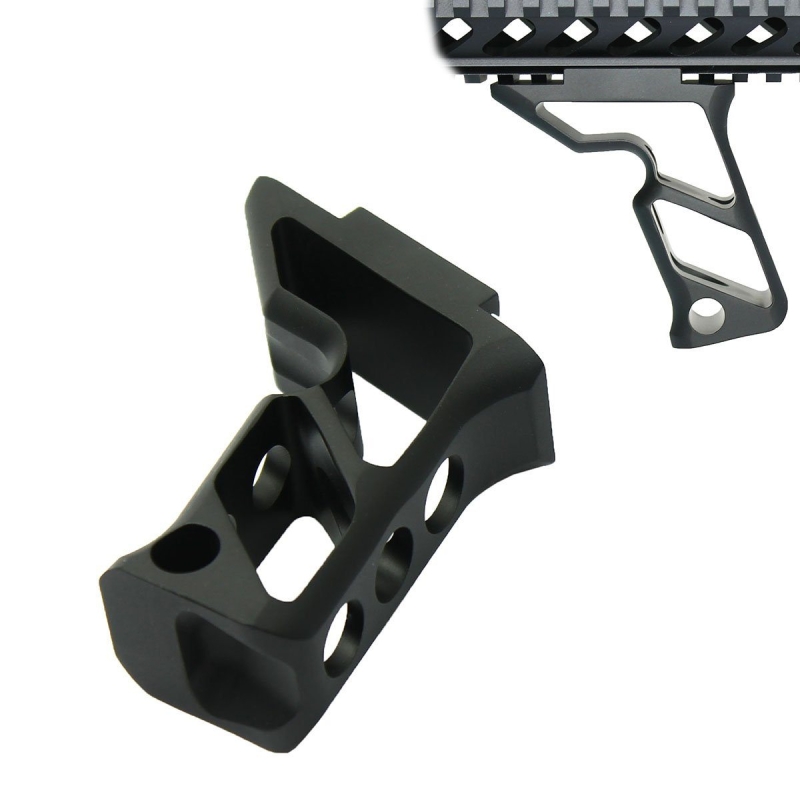 main_541f058e-42b5-433c-8233-bb0a09f11f5d Skeletonized Tactical Foregrip Angled Grip All Metal Black