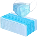50 PCS 3-PLY Disposable Face Mask Protective Earloop Mouth Cover FH High Quality