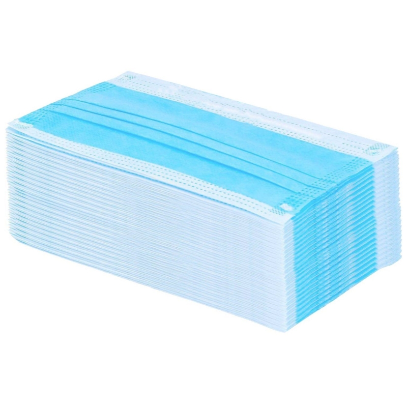 50 PCS 3-PLY Disposable Face Mask Protective Earloop Mouth Cover FH High Quality