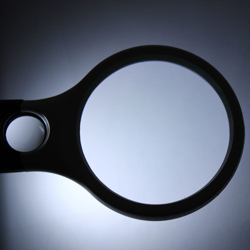 3X & 45X Handheld Magnifier/Loupe Reading Magnifying Glass Lens Jewelry LED Book Newspaper - West Lake Tactical