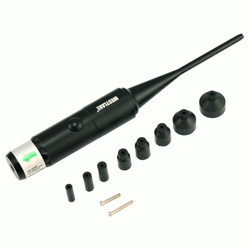 Green Laser BoreSighter Bore Sight kit for .177 to .50 Caliber Rifles & Handguns