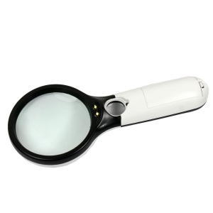 3X & 45X Handheld Magnifier/Loupe Reading Magnifying Glass Lens Jewelry LED Book Newspaper - West Lake Tactical