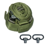 WestLake Wide Padded Quick Adjust QD 2 point Rifle Sling with Push-on QD Swivel